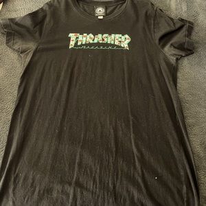 Black thrasher shirt
